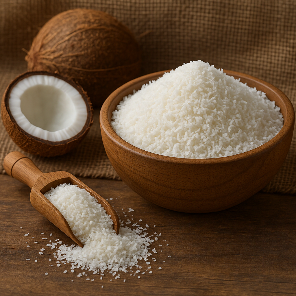 Premium Desiccated Coconut from Indonesia by PT. HAS Agro Resources for Global Export